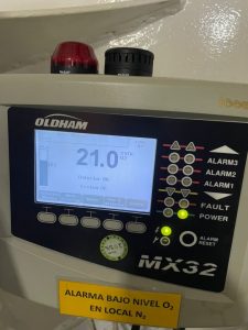 Calibration Service at The Ports of Algeciras, Gibraltar, Huelva, Cartagena, Barcelona for Oldham MX32 controller verification onboard