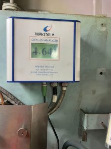 Calibration Service at The Ports of Alceciras, Gibraltar, Huelva, Cartagena, Barcelona for Wärtsilä oxygen analyzer calibration onboard