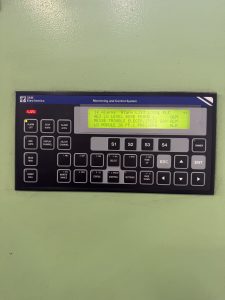 UCS2100 Lyngsø Local Operation Panel repaired and recommissioned onboard at Outstation N2, restoring alarm communication and network functionality.